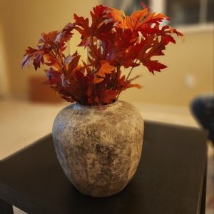 Hand painted Rustic Vase